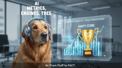 AI brand visibility measurement framework diagram