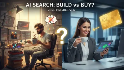 Build vs buy decision for AI search visibility tools