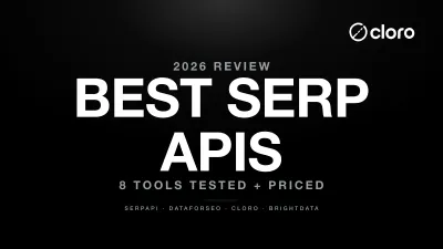 SERP API comparison chart