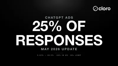 ChatGPT ad penetration jumps from 0.42% to 26.5% of responses between April-May and May 26, 2026