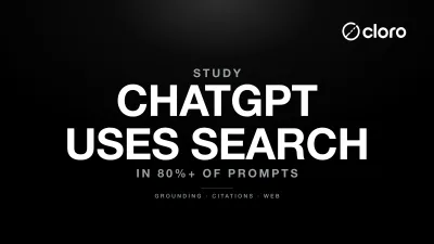 ChatGPT web search and grounding frequency by prompt intent, commercial versus informational