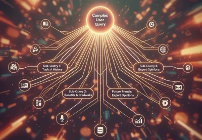 Query Fanout diagram showing decomposition