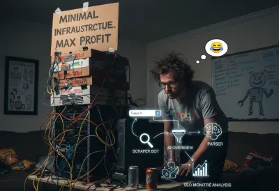 Google Search scraping and structured data extraction diagram