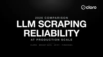 LLM scraping reliability comparison at production scale
