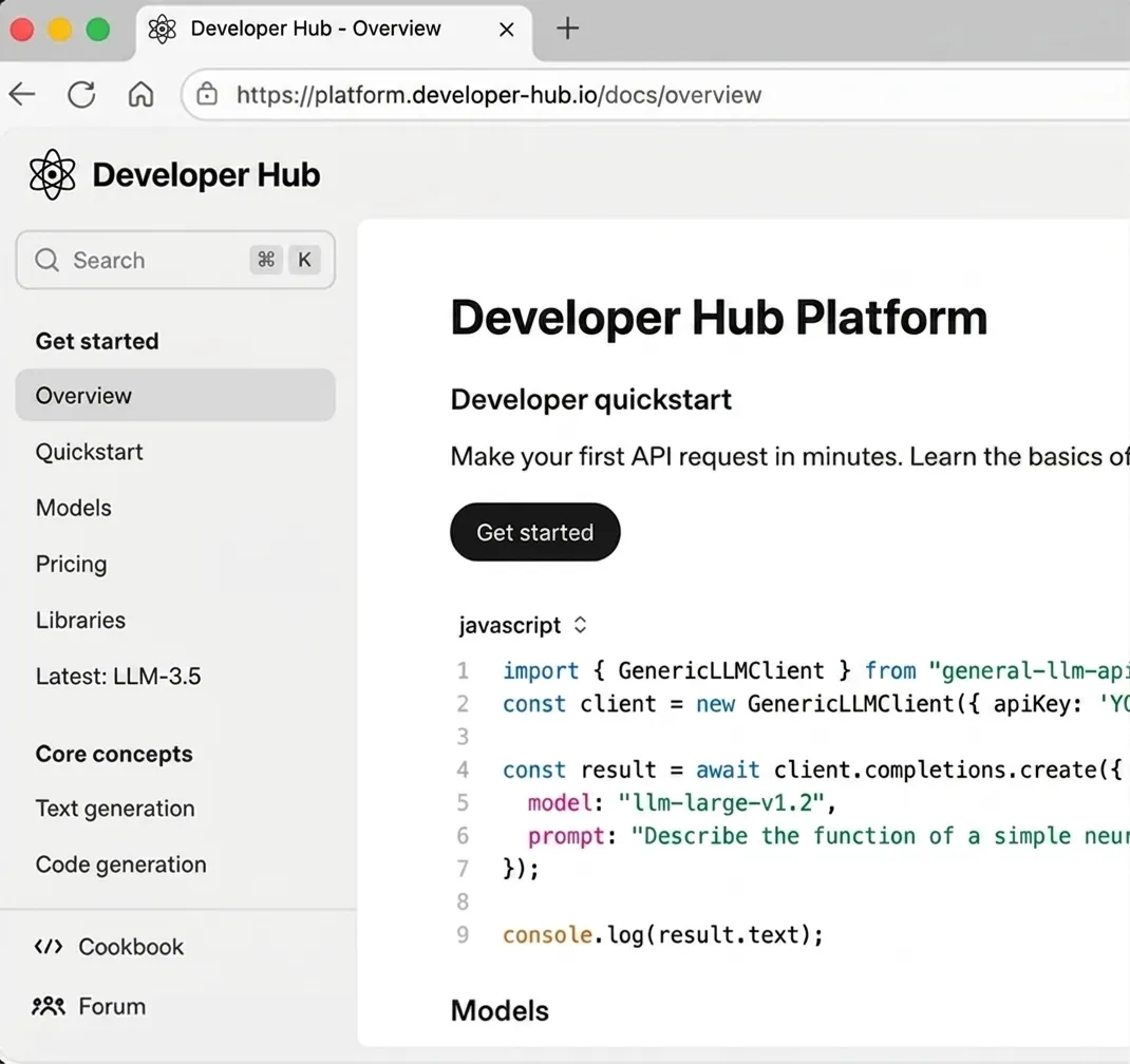 Google Custom Search API documentation page