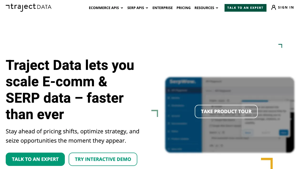 TrajectData homepage