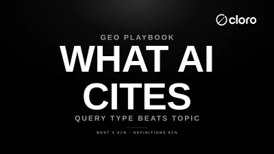 Citation presence by query type — best-in-class 91%, definitions 81%